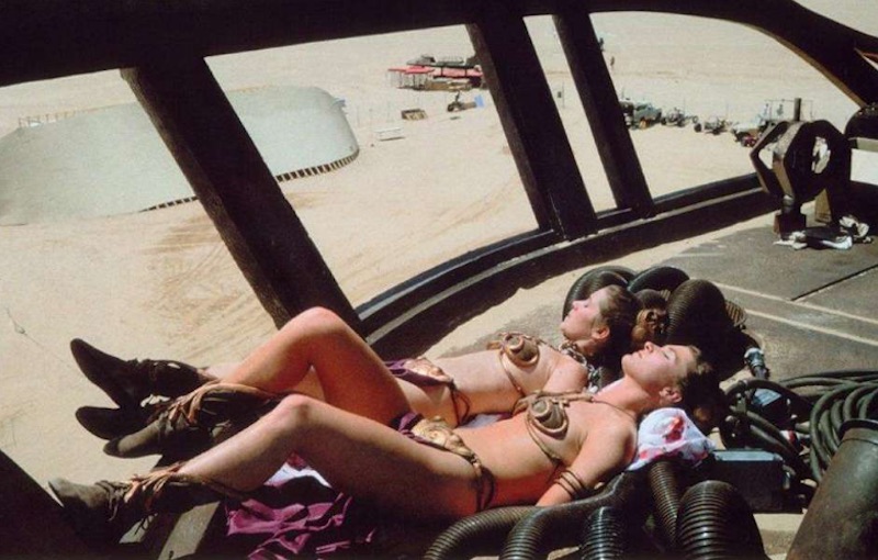 Star Wars sunbathing